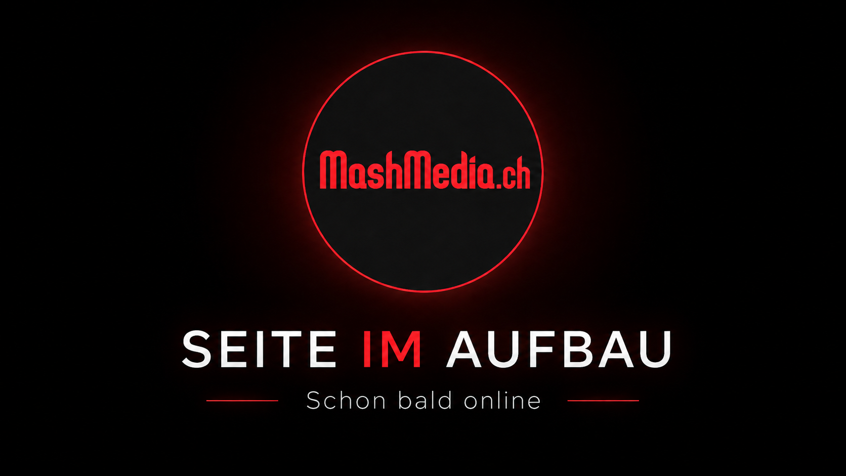 MashMedia.ch – Seite im Aufbau